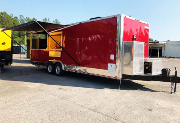 2024 Southern Dimensions 26' Red Concession trailer-Smoker w-Bathroom (SDG-220)