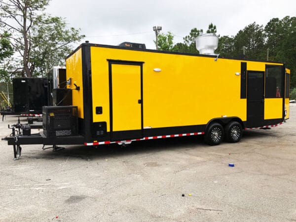 2024 Southern Dimensions 26' Yellow with Black Trim Concession Food Trailer (SDG-235) - Image 5