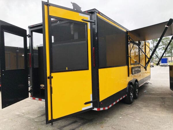 2024 Southern Dimensions 26' Yellow with Black Trim Concession Food Trailer (SDG-235)